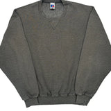 90s Blank Russell Athletic Sweatshirt - XL Gray Cotton Blend