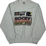 Fruit Of The Loom Graphic Sweatshirt - Large Grey Cotton Blend