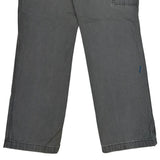Carhartt Double Knee Carpenter Pants - 32W 31L Gray Cotton