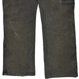 Dickies Double Knee Carpenter Pants - 36W 31L Gray Cotton