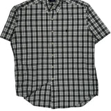 Blake Ralph Lauren Checked Short Sleeve Shirt - Medium Black & White Cotton