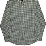 Tommy Hilfiger Checked Shirt - Medium Green Cotton