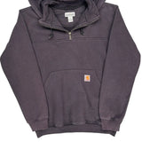 Carhartt Hoodie - Small Gray Cotton Blend