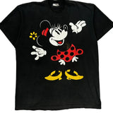 Minnie Mouse Disney Cartoon T-Shirt - XL Red Cotton