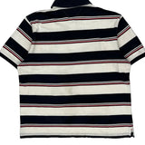 Tommy Hilfiger Striped Polo Shirt - XL Red Cotton