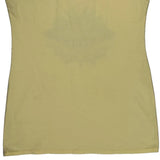 Harley Davidson Graphic Tank Top - Large Yellow Cotton