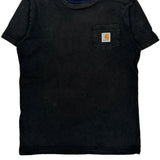 Age 14-16 Carhartt T-Shirt - Large Black Cotton