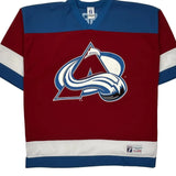 Colorado Avalanche Logo Athletics Jersey - XL Blue Polyester