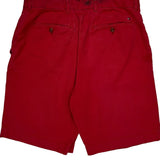 Tommy Hilfiger Chino Shorts - 32W 10L Red Cotton