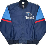 Tennessee Titans Nfl Football Bomber Jacket - 2XL Red Polyester