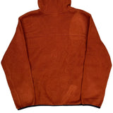 The North Face Snap T Fleece Hoodie - XL Orange Polyester
