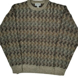 David Taylor Argyle Sweater - XL Brown Acrylic