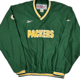 Packers Reebok Nfl Windbreaker - Medium Green Polyester