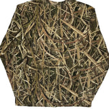 Mossy Oak Camo Long Sleeve T-Shirt - 2XL Green Cotton Blend