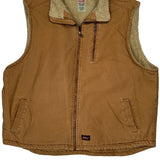 Dickies Sherpa Lined Vest - 3XL Brown Cotton