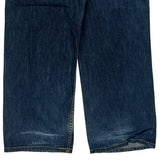 Colorful Stitching Rocawear Hip Hop Jeans - 33W 31L Blue Denim