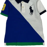 Age 5 Polo By Ralph Lauren Striped Polo Shirt - Small Multicoloured Cotton