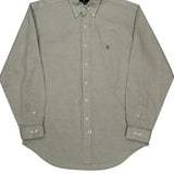 Yarmouth Ralph Lauren Shirt - Large Gray Cotton