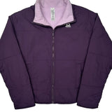 Reebok Reversible Jacket - Small Purple Nylon