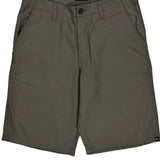 Quiksilver Chino Shorts - 32W 11L Grey Polyester