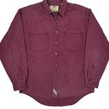 Levis Denim Shirt - Large Purple Cotton