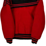 Lincoln Way Knights Delong College Varsity Jacket - Small Red Wool
