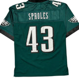 Philadelphia Eagles Nfl Nfl Football Jersey - Small Green Polyester