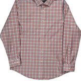 Thflex Collar Tommy Hilfiger Checked Shirt - Large Blue Cotton