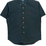 Blake Shirt Ralph Lauren Short Sleeve Shirt - Medium Black Cotton