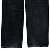 505 Levis Jeans - 32W 30L Black Cotton