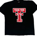 Texas Tech Red Raiders Fruit Of The Loom College T-Shirt - XL Black Cotton