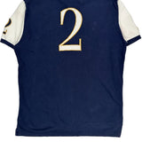 Black Watch Polo By Ralph Lauren Graphic Polo Shirt - XL Navy Cotton