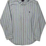 Age 10-12 Ralph Lauren Striped Shirt - Medium Multicoloured Cotton