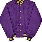 Central Lyon West Wind Varsity Jacket - Small Purple Polyester