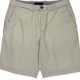 Tommy Hilfiger Chino Shorts - 34W 9L Beige Cotton