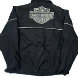 An American Legend Harley Davidson Graphic Jacket - Large Black Polyester