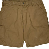 Carhartt Carpenter Shorts - 40W 10L Brown Cotton