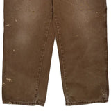 Dickies Carpenter Trousers - 36W 28L Brown Cotton