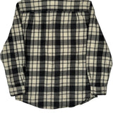 Carhartt Checked Flannel Shirt - Medium Black & White Cotton