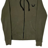 True Religion Graphic Hoodie - Small Green Cotton