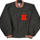 Harlem Football Game Football Varsity Jacket - 2XL Black Nylon