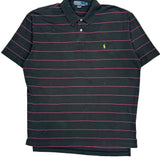 Polo By Ralph Lauren Striped Polo Shirt - XL Red Cotton