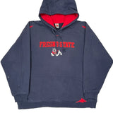 Fresno State Nike College Hoodie - 2XL Blue Cotton