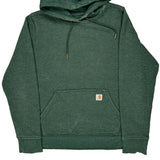 Carhartt Hoodie - Medium Green Cotton Blend