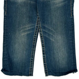 True Religion Cropped Jeans - 27W US 2 Blue Cotton
