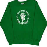 Belvedere Lee Graphic Sweatshirt - Large Green Cotton