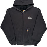 K149 Carhartt Hoodie - Large Black Cotton Blend