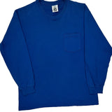 Lee Long Sleeve T-Shirt - Large Blue Cotton