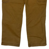 Carhartt Double Knee Carpenter Trousers - 32W 30L Brown Cotton
