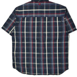 Ecko Unltd Checked Short Sleeve Shirt - Large White Cotton